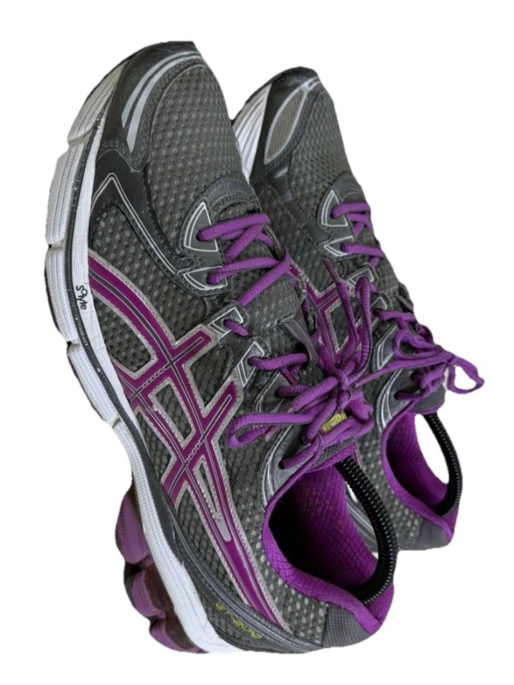 Asics Womens 11.5 Gel GT 2170 T259N Gray Pink Running Shoes Lace Up 2A GUC